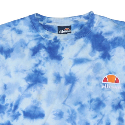 Mens UK Size S ellesse Blue Pullover Sweatshirt