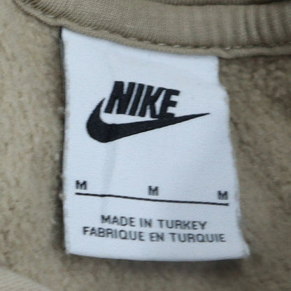 Mens UK Size M Nike Beige Pullover Hoodie