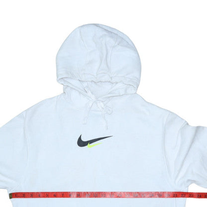 Mens UK Size M Nike White Pullover Hoodie