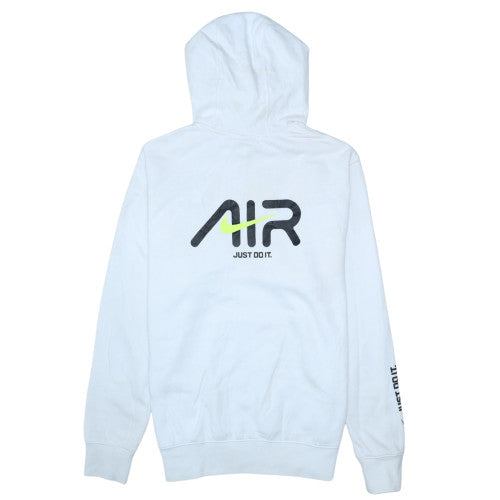 Mens UK Size M Nike White Pullover Hoodie