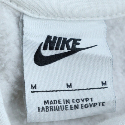 Mens UK Size M Nike White Pullover Hoodie