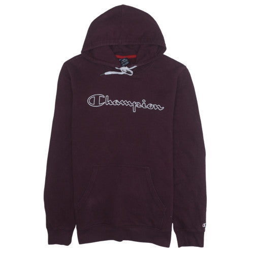 Mens UK Size L Champion Purple Pullover Hoodie