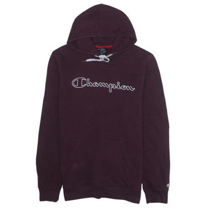 Mens UK Size L Champion Purple Pullover Hoodie