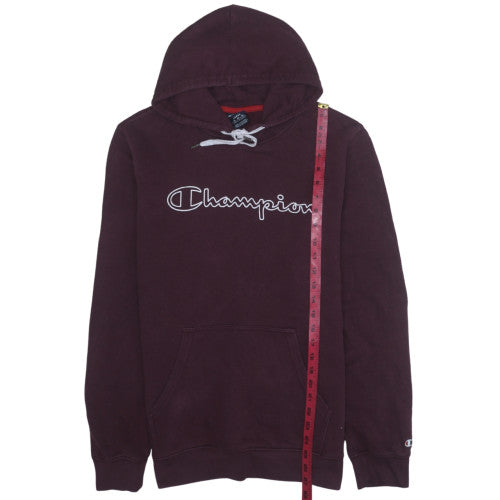 Mens UK Size L Champion Purple Pullover Hoodie