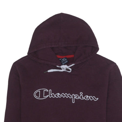 Mens UK Size L Champion Purple Pullover Hoodie