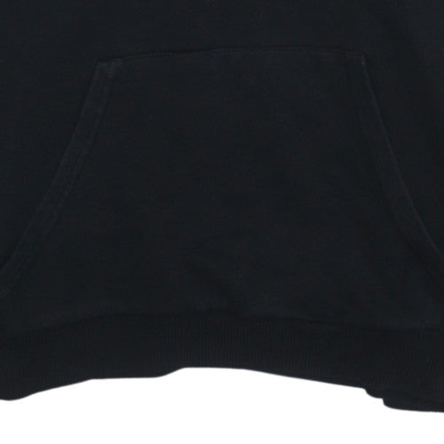 Mens UK Size L Nike Black Pullover Hoodie