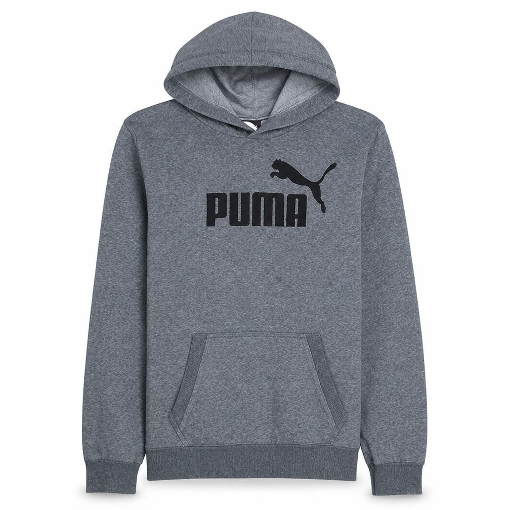 Mens UK Size L PUMA Grey Pullover Hoodie