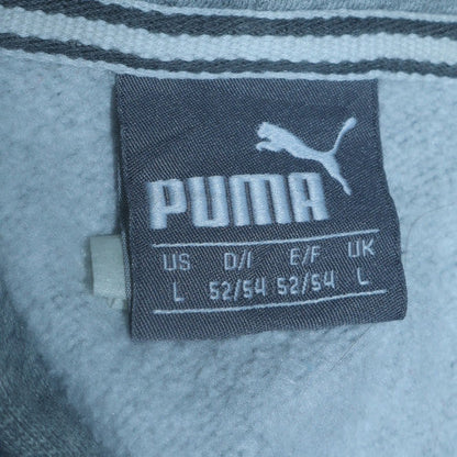 Mens UK Size L PUMA Grey Pullover Hoodie