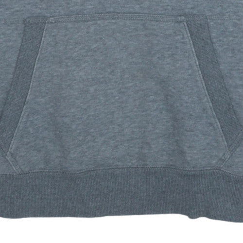 Mens UK Size L PUMA Grey Pullover Hoodie