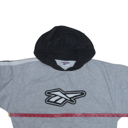Mens UK Size XL Reebok Grey Pullover Hoodie