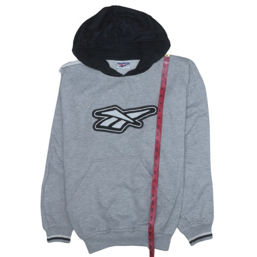 Mens UK Size XL Reebok Grey Pullover Hoodie