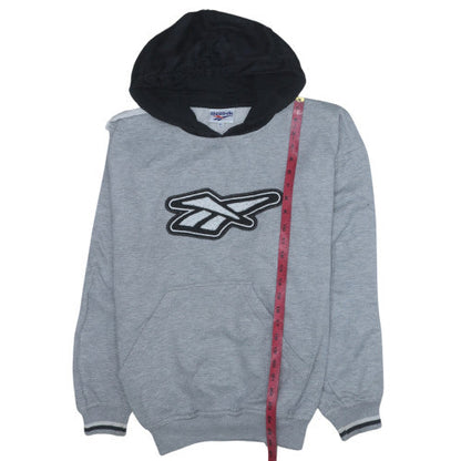 Mens UK Size XL Reebok Grey Pullover Hoodie