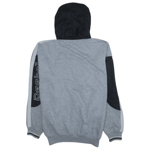 Mens UK Size XL Reebok Grey Pullover Hoodie