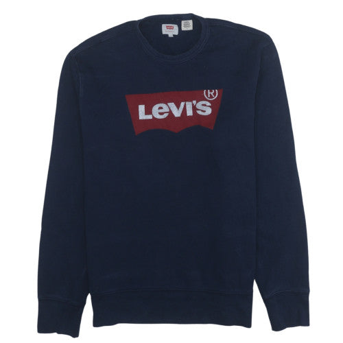 Mens UK Size M Levi's Blue Pullover Sweatshirt