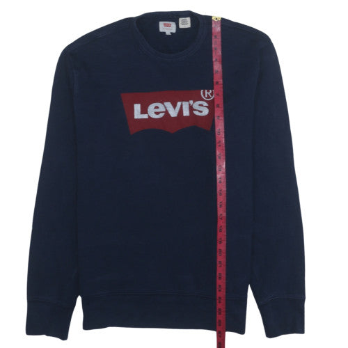 Mens UK Size M Levi's Blue Pullover Sweatshirt