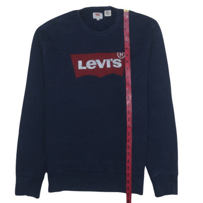 Mens UK Size M Levi's Blue Pullover Sweatshirt