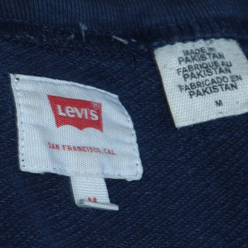 Mens UK Size M Levi's Blue Pullover Sweatshirt