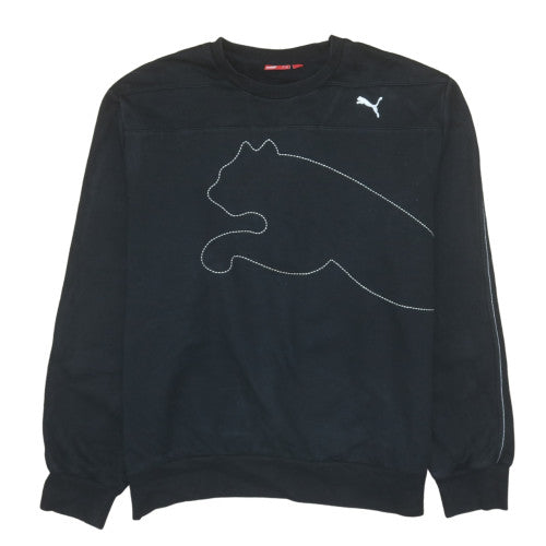Mens UK Size 2XL PUMA Black Pullover Sweatshirt