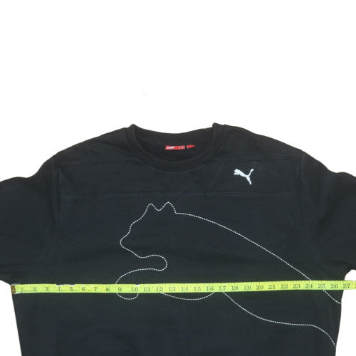 Mens UK Size 2XL PUMA Black Pullover Sweatshirt