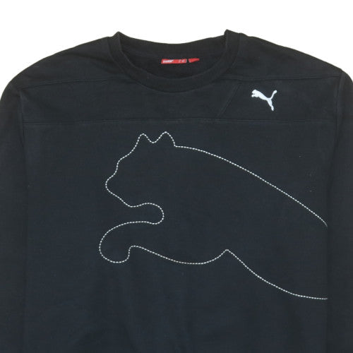 Mens UK Size 2XL PUMA Black Pullover Sweatshirt