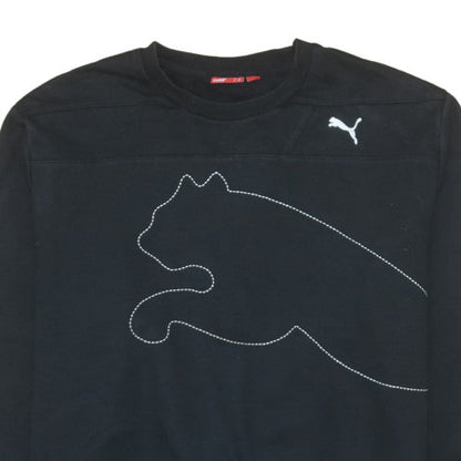 Mens UK Size 2XL PUMA Black Pullover Sweatshirt