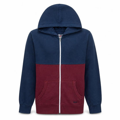 Mens UK Size L Lee Cooper Blue Full Zip Hoodie