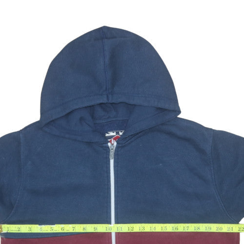 Mens UK Size L Lee Cooper Blue Full Zip Hoodie