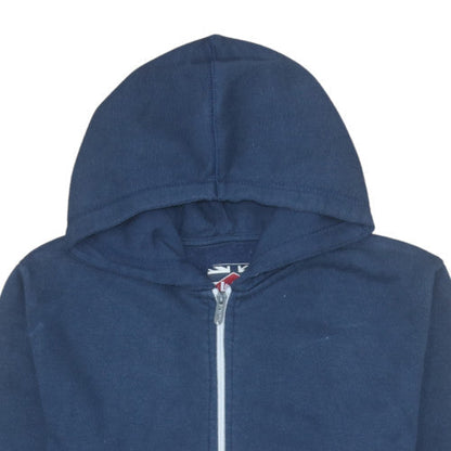 Mens UK Size L Lee Cooper Blue Full Zip Hoodie