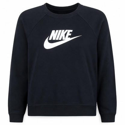 Womens UK Size L Nike Black Pullover Sweatshirt