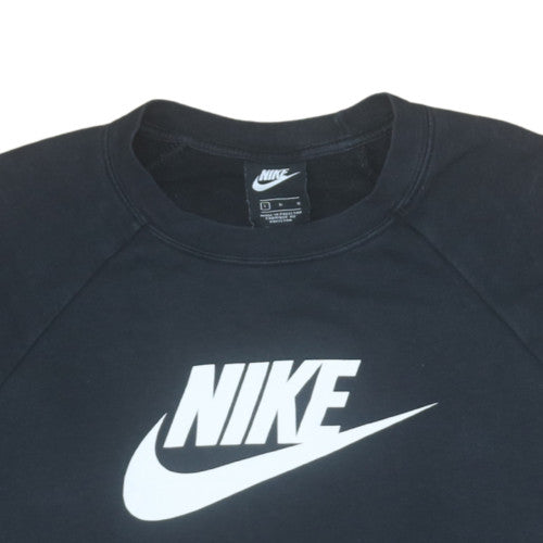 Womens UK Size L Nike Black Pullover Sweatshirt
