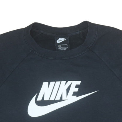 Womens UK Size L Nike Black Pullover Sweatshirt