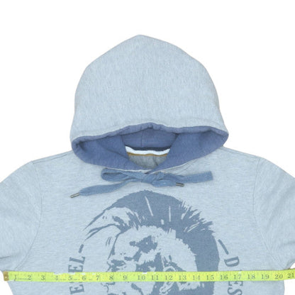 Mens UK Size S Diesel Blue Pullover Hoodie