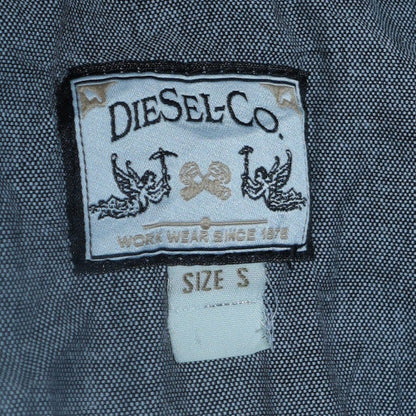 Mens UK Size S Diesel Blue Pullover Hoodie