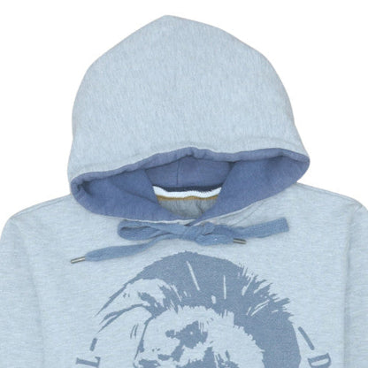 Mens UK Size S Diesel Blue Pullover Hoodie