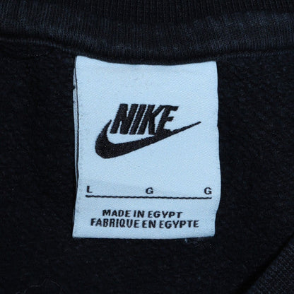 Mens UK Size L Nike Black Pullover Sweatshirt