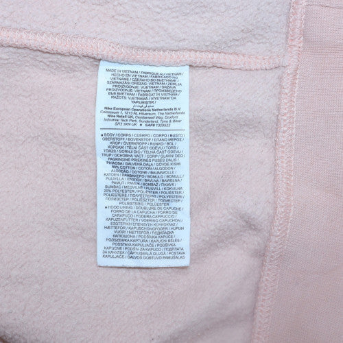 Womens UK Size M Nike Pink Pullover Hoodie