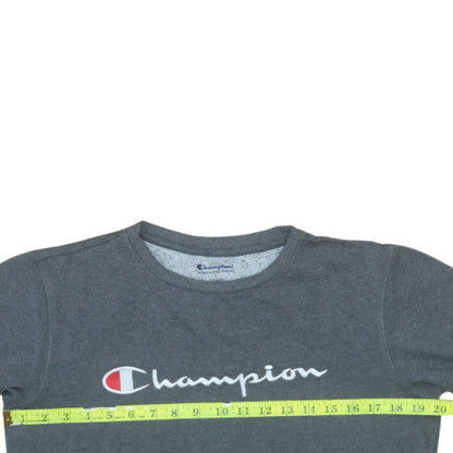 Womens UK Size L Champion Grey Pullover Sweatshirt