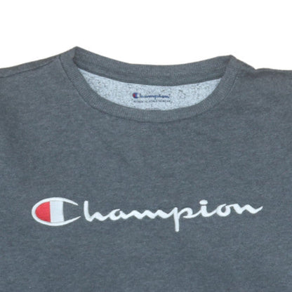 Womens UK Size L Champion Grey Pullover Sweatshirt