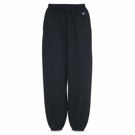 Champion Men's Black Fleece Sweatpants M Relaxed Fit Activewear