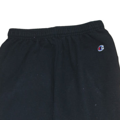 Champion Men's Black Fleece Sweatpants M Relaxed Fit Activewear