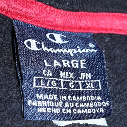 Womens UK Size L Champion Black Pullover Hoodie