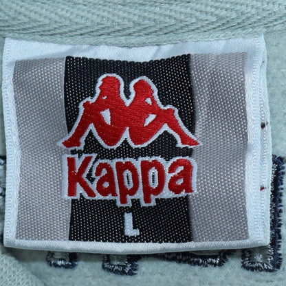 Mens UK Size L Kappa White Pullover Sweatshirt