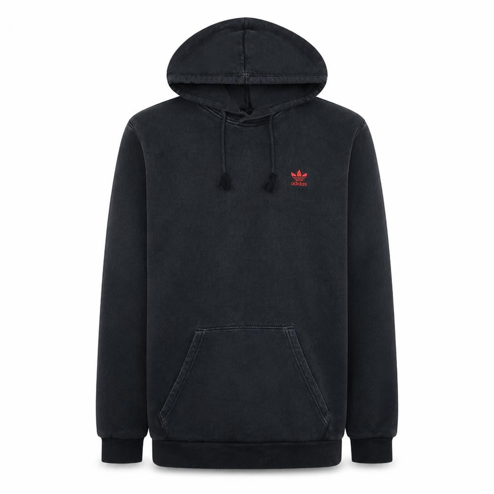 Mens UK Size M adidas Black Pullover Hoodie