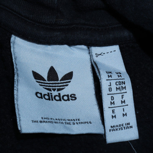 Mens UK Size M adidas Black Pullover Hoodie