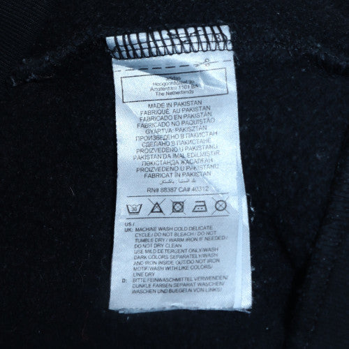 Mens UK Size M adidas Black Pullover Hoodie