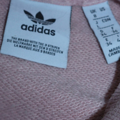 Womens UK Size 8 adidas Pink Pullover Sweatshirt
