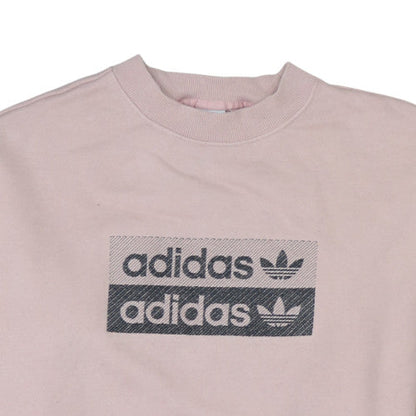 Womens UK Size 8 adidas Pink Pullover Sweatshirt