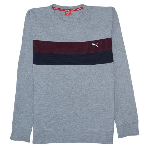 Mens UK Size XL PUMA Grey Pullover Sweatshirt