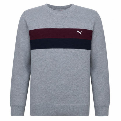 Mens UK Size XL PUMA Grey Pullover Sweatshirt