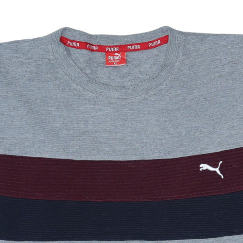 Mens UK Size XL PUMA Grey Pullover Sweatshirt